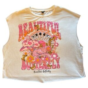 Beautiful Butterfly Graphic Women's Top